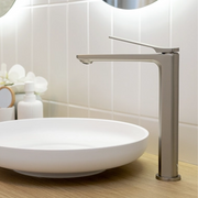 Tall basin mixers