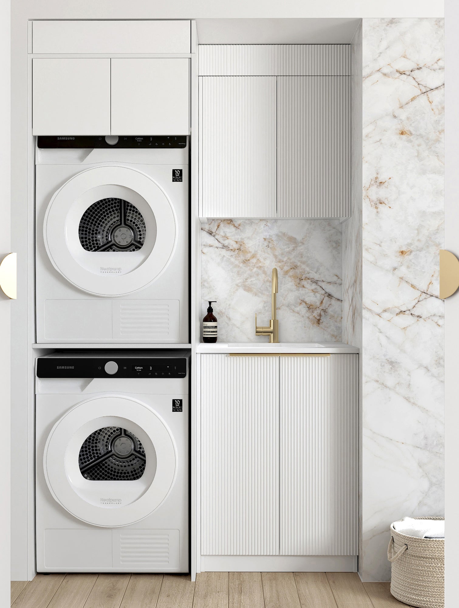 Laundry cabinets