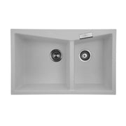 Double bowl granite kitchen sinks