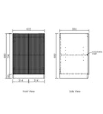 Load image into Gallery viewer, Bondi White Base Laundry Cabinet with 1060mm Pure White Top

