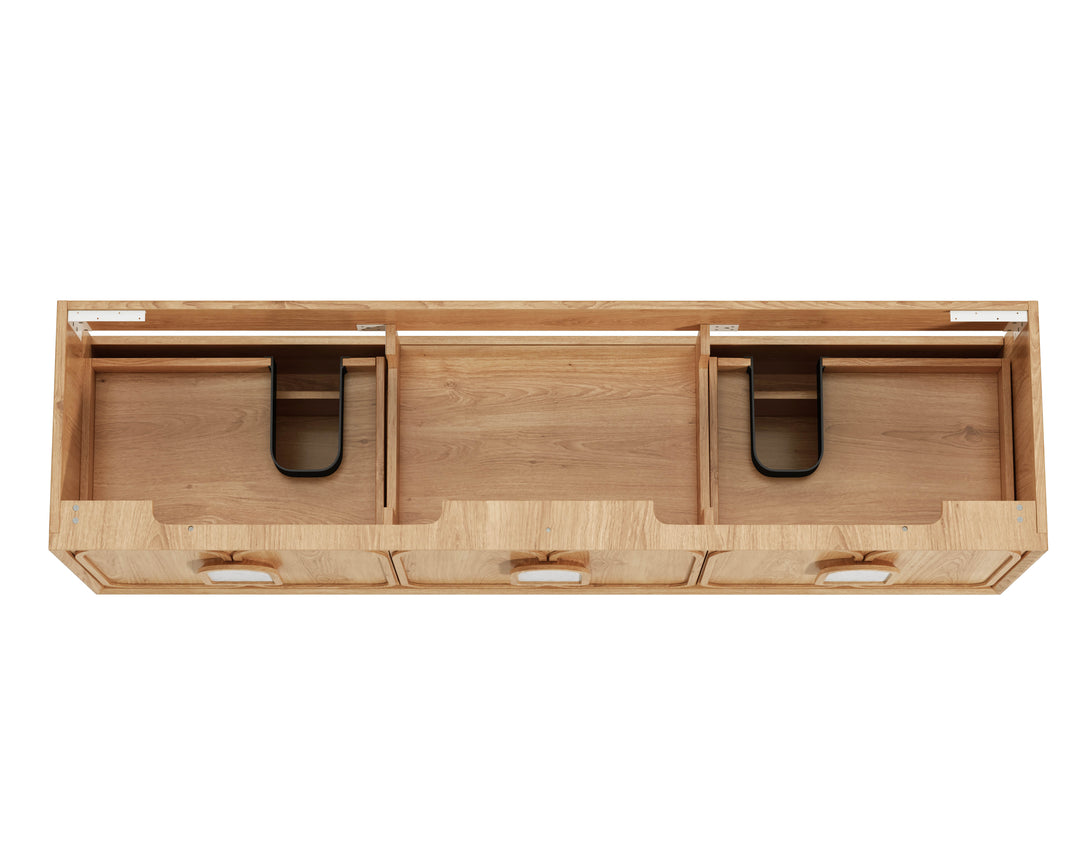 Laguna Natural Oak Wall Hung Vanity