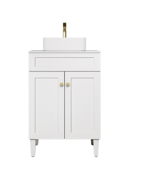 Harold Federation Freestanding Vanity Matte White