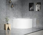 Load image into Gallery viewer, Bingie Fluted Skirt Corner Bath
