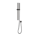 Load image into Gallery viewer, Round Black Stainless Steel Rail with Handheld Shower,Fixed Wall Connector Set
