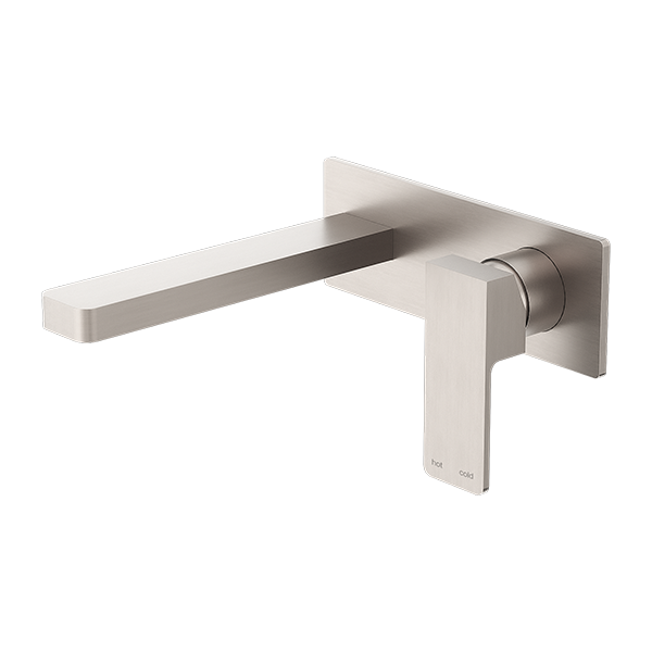 CELIA WALL BASIN/BATH MIXER BRUSHED NICKEL