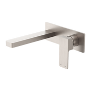 CELIA WALL BASIN/BATH MIXER BRUSHED NICKEL