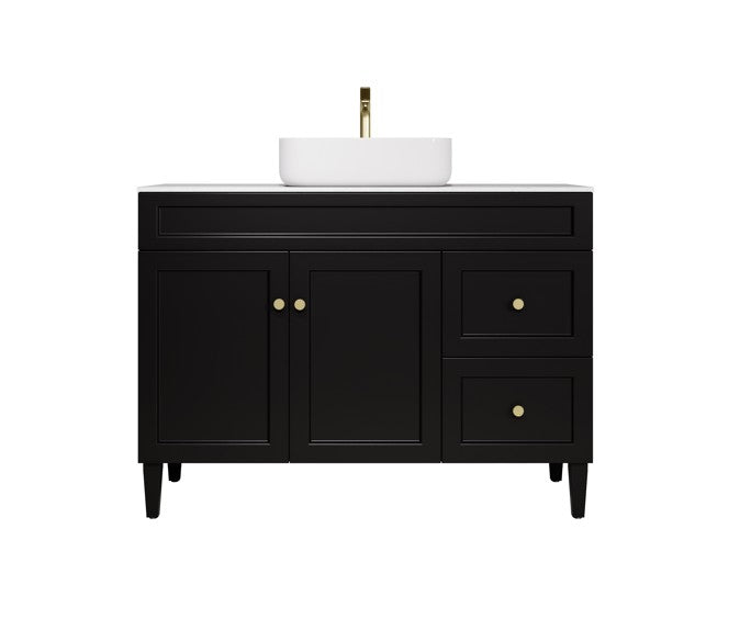 Harold Federation Freestanding Vanity Matte Black