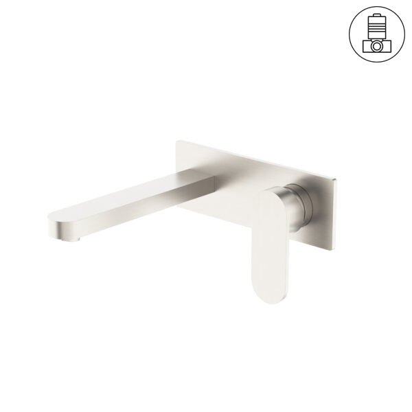 ECCO WALL BASIN/BATH MIXER BRUSHED NICKEL