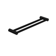 MECCA CARE 25MM DOUBLE TOWEL GRAB RAIL 900MM MATTE BLACK