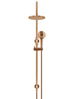 Load image into Gallery viewer, ROUND GOOSENECK SHOWER SET WITH 200MM ROSE, THREE-FUNCTION HAND SHOWER
