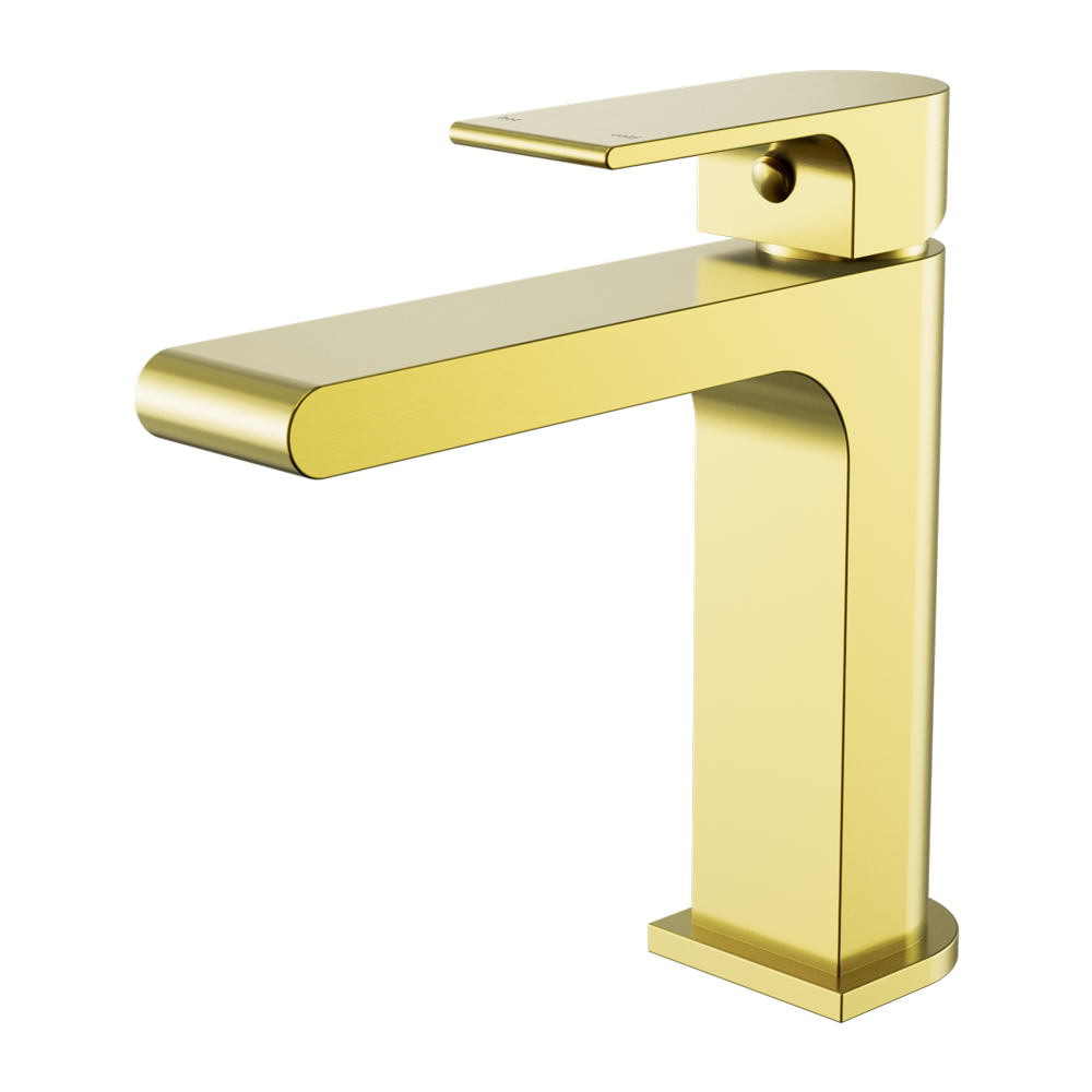 BIANCA BASIN MIXER STRAIGHT SPOUT BRUSHED GOLD