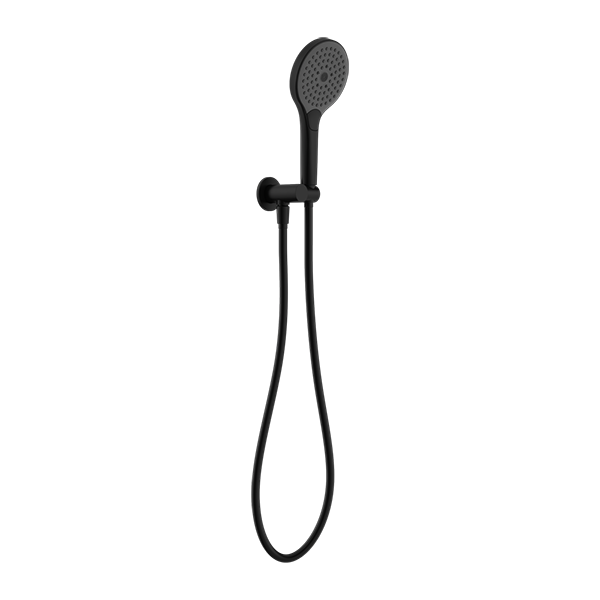 MECCA SHOWER BRACKET WITH AIR SHOWER II MATTE BLACK