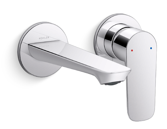 Aleo S Wall Mount Basin Mixer 165mm