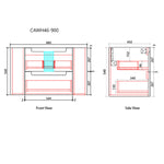 Load image into Gallery viewer, Curva Wall Hung Vanity
