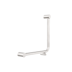 Load image into Gallery viewer, MECCA CARE 32MM AMBULANT 90DEGREE BENT TUBE GRAB RAIL 450X450MM BRUSHED NICKEL
