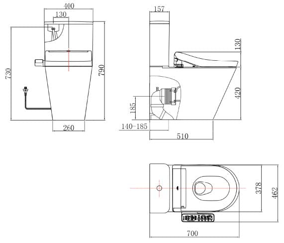 B&H Dara BTW Suite + TOTO S2 WASHLET