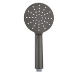 Load image into Gallery viewer, Round 3 Functions Gun Metal Grey ABS Handheld Shower

