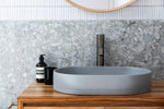 Load image into Gallery viewer, Round Tall Curved Basin Mixer - Shadow
