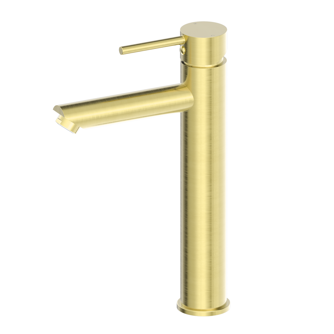 DOLCE TALL BASIN MIXER BRUSHED GOLD