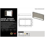 Load image into Gallery viewer, ANOOK 600x300x90mm Polished SS
