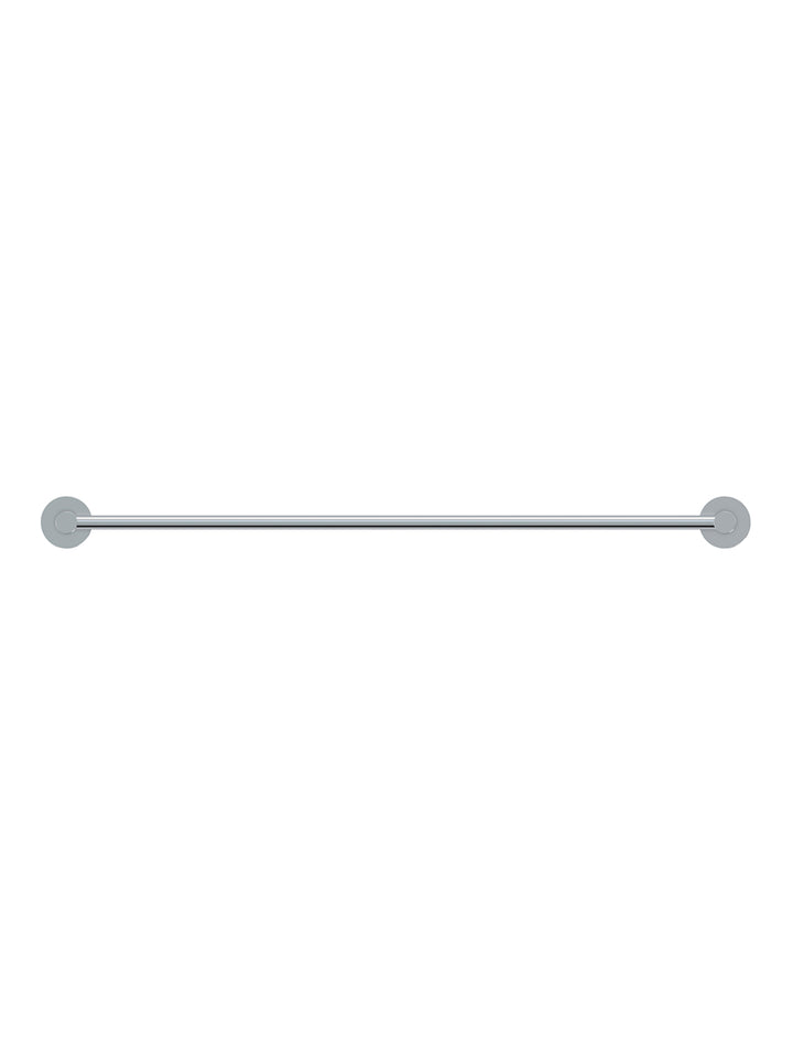 Round Double Towel Rail 600mm - Polished Chrome