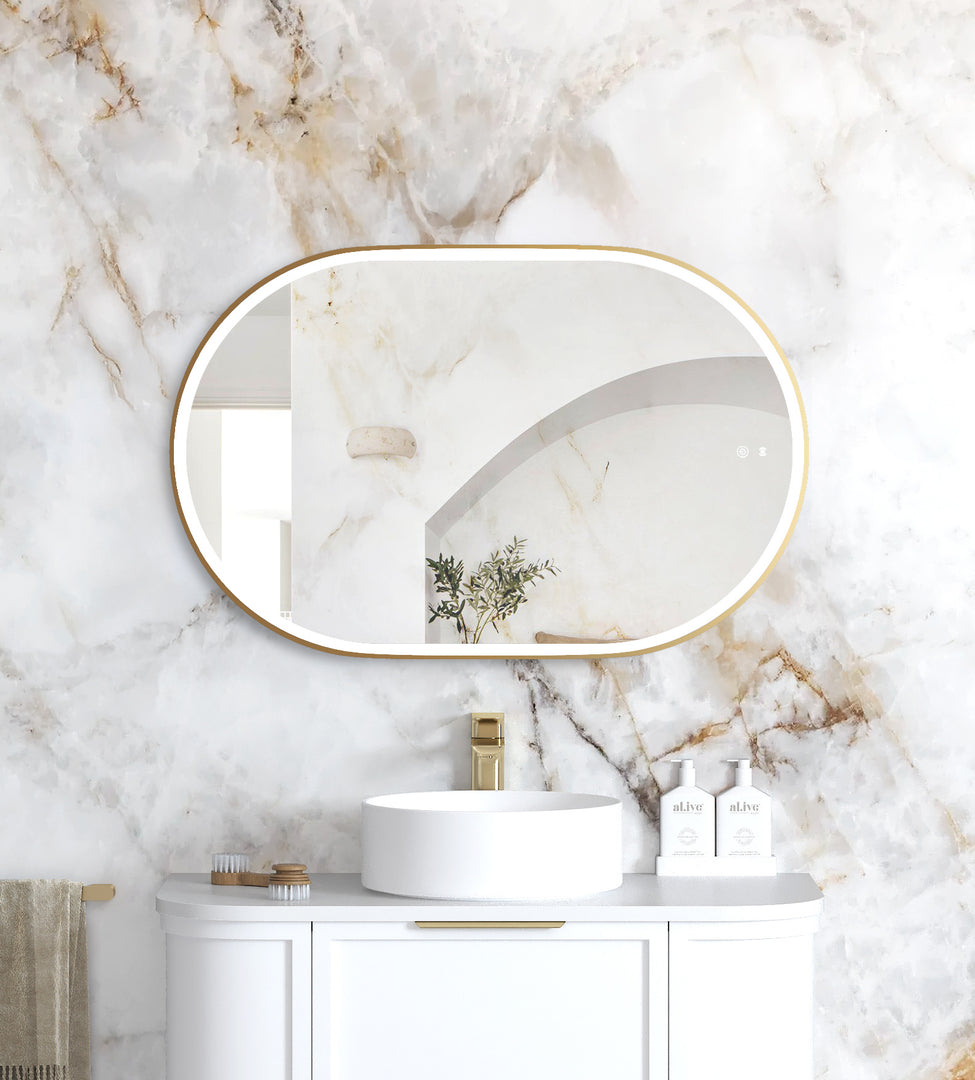LED Noosa Metal Frame Mirror