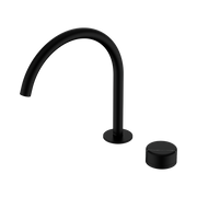 Serenity Progressive Bath/Kitchen Mixer Arc Spout With Marquina Black Handle Matte Black