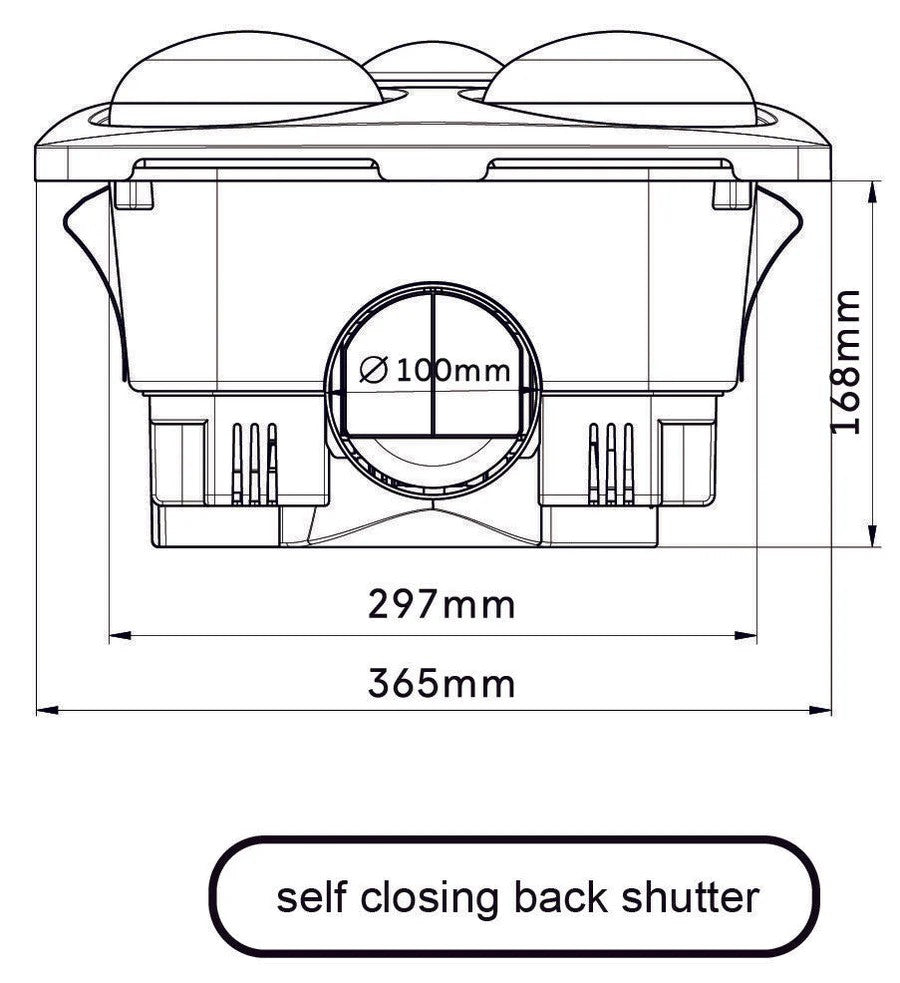 BathLux4 White  4 HEAT 3 IN 1 BATHROOM HEATER