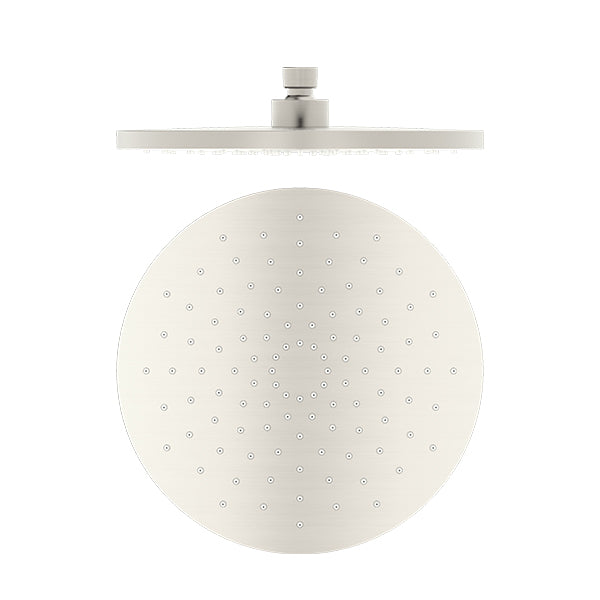 250MM ABS ROUND SHOWER HEAD BRUSHED NICKEL