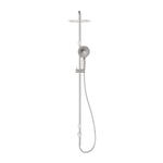 Load image into Gallery viewer, MECCA CARE 25MM GRAB RAIL 900MM TWIN SHOWER SET BRUSHED NICKEL
