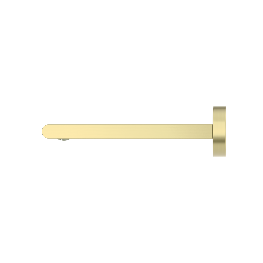 BIANCA FIXED BASIN/BATH SPOUT ONLY 240MM BRUSHED GOLD