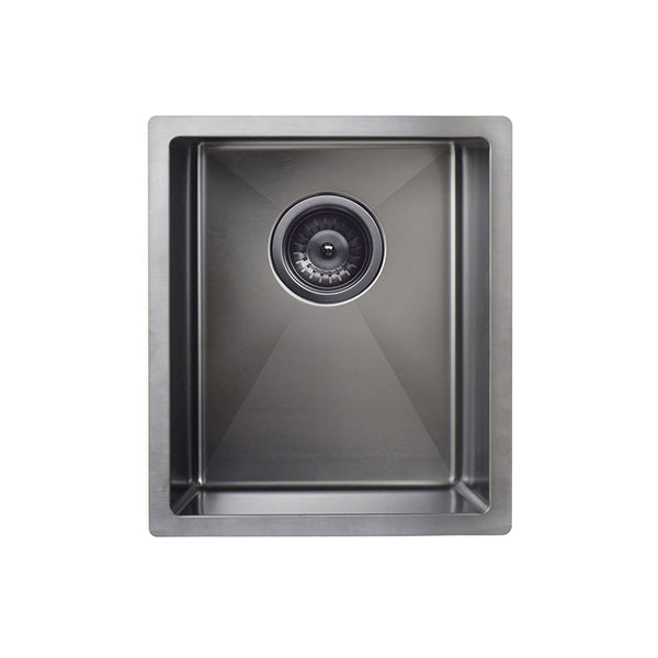 Kitchen Sink - Single Bowl 380 x 440 - PVD Gunmetal Black