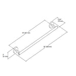 Load image into Gallery viewer, Elate 18&quot; Towel Bar
