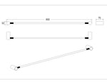 Load image into Gallery viewer, CADDENCE Series Brushed Gun Metal Grey Single Towel Rail 800mm
