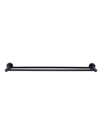 Load image into Gallery viewer, Round Double Towel Rail 900mm - Matte Black
