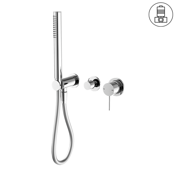 MECCA SHOWER MIXER DIVERTOR SYSTEM SEPARATE BACK PLATE CHROME