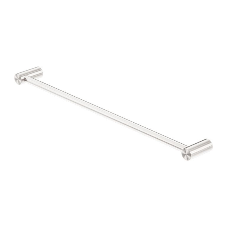 Zen SS316L Single Towel Rail 600mm Brushed Nickel