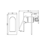 Load image into Gallery viewer, BIANCA SHOWER MIXER GUN METAL
