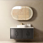 Load image into Gallery viewer, Laguna Black American Oak Wall Hung Vanity
