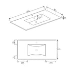 Load image into Gallery viewer, Laguna White Wall Hung Vanity

