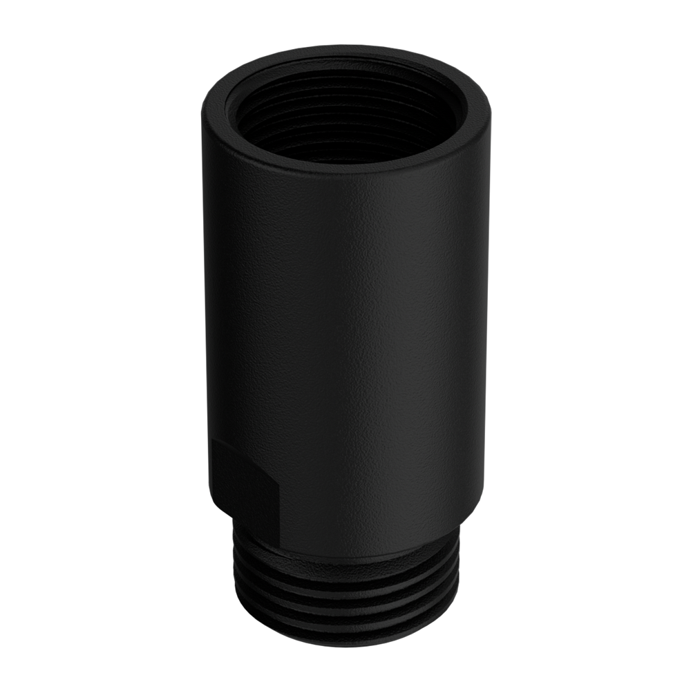 DUAL CHECK VALVE MALE X FEMALE G1/2 MATTE BLACK