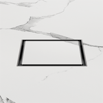 Load image into Gallery viewer, 100mm Square Tile Insert Floor Waste 80mm Outlet Gun Metal
