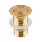 Load image into Gallery viewer, 32/40mm Brushed Brass Basin Pop Up Waste without Overflow(Brass)
