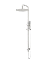 Load image into Gallery viewer, Round Combination Shower Rail, 300mm Rose, Single Function Hand Shower - Brushed Nickel
