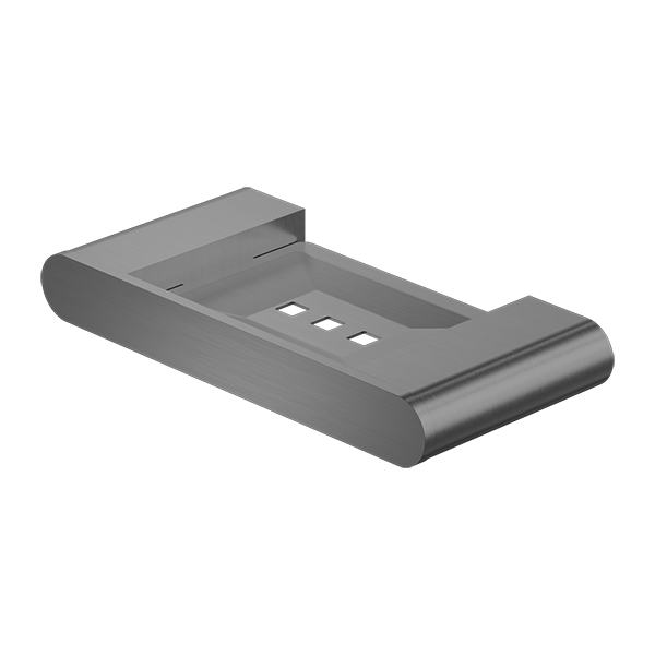 BIANCA SOAP DISH HOLDER GUN METAL