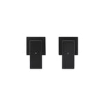 Load image into Gallery viewer, Square Quarter Turn Wall Top Assemblies - Matte Black
