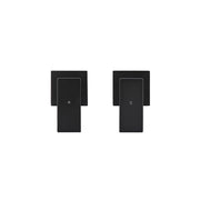 Square Quarter Turn Wall Top Assemblies - Matte Black