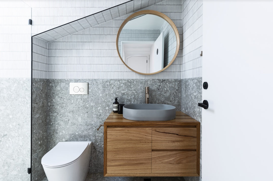 Meir Sigma 21 Dual Flush Plates for Geberit - PVD Brushed Nickel