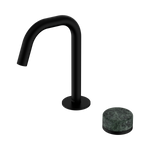 Load image into Gallery viewer, Serenity Progressive Basin Mixer Edge Spout With Verde Alpi Handle Matte Black
