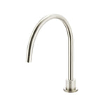 Load image into Gallery viewer, Round High-Rise Swivel Hob Spout - PVD Brushed Nickel
